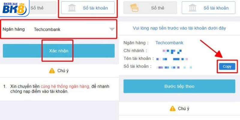 Đăng ký BK88 hoàn tất và bổ sung thêm tài khoản giao dịch